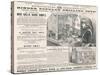 Hinde's Popular Shilling Toys! Advertisement for a Victorian Doll's House-null-Stretched Canvas