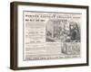 Hinde's Popular Shilling Toys! Advertisement for a Victorian Doll's House-null-Framed Art Print