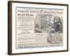 Hinde's Popular Shilling Toys! Advertisement for a Victorian Doll's House-null-Framed Art Print