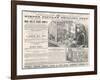 Hinde's Popular Shilling Toys! Advertisement for a Victorian Doll's House-null-Framed Art Print