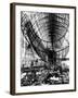 Hindenburg Airship under Construction-null-Framed Photo