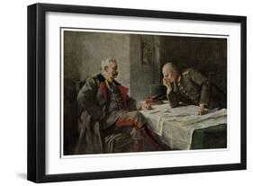 Hindenburg and Ludendorff-Hugo Vogel-Framed Art Print
