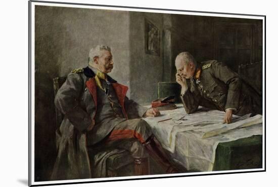 Hindenburg and Ludendorff-Hugo Vogel-Mounted Art Print