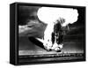 Hindenburg Disaster, May 6th, 1937-Science Source-Framed Stretched Canvas