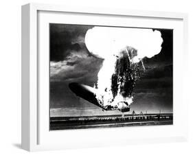 Hindenburg Disaster, May 6th, 1937-Science Source-Framed Giclee Print