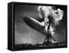 Hindenburg Explosion-Bettmann-Framed Stretched Canvas