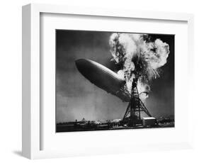 Hindenburg Explosion-Bettmann-Framed Photographic Print