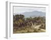 Hindhead from Sandhills, Witley-Helen Allingham-Framed Giclee Print