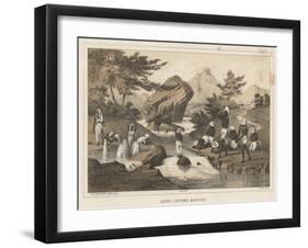 Hindoo Costumes, Mauritius, 1855-Wilhelm Joseph Heine-Framed Giclee Print