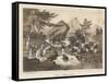 Hindoo Costumes, Mauritius, 1855-Wilhelm Joseph Heine-Framed Stretched Canvas