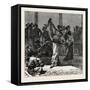 Hindoo Dancers, or Culhacks, India-null-Framed Stretched Canvas