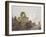 Hindoo Temple Near Currah, on the River Ganges-Thomas Daniell-Framed Giclee Print