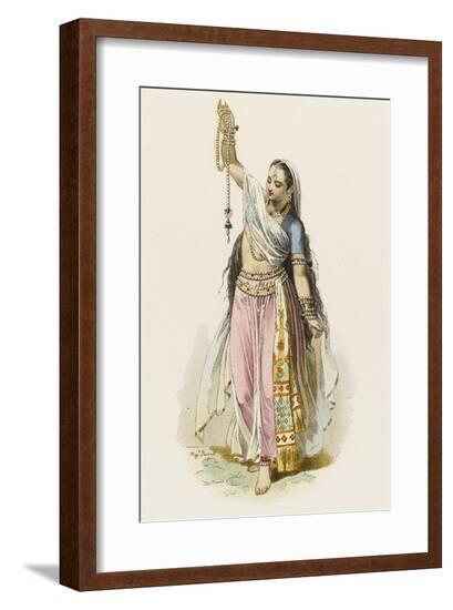 Hindostan Woman--Framed Art Print
