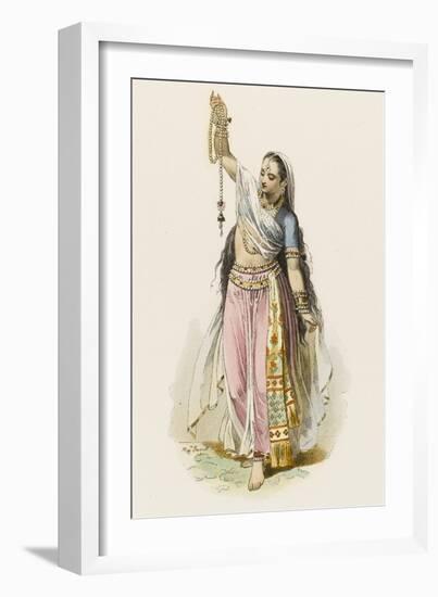 Hindostan Woman-null-Framed Art Print