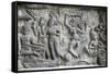 Hindu Carvings on the Prambanan Temples, UNESCO World Heritage Site, Near Yogyakarta-Alex Robinson-Framed Stretched Canvas