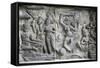 Hindu Carvings on the Prambanan Temples, UNESCO World Heritage Site, Near Yogyakarta-Alex Robinson-Framed Stretched Canvas