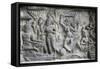 Hindu Carvings on the Prambanan Temples, UNESCO World Heritage Site, Near Yogyakarta-Alex Robinson-Framed Stretched Canvas