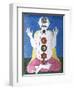 Hindu Chakras Wheels-null-Framed Giclee Print