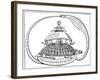 Hindu Concept of the Universe, C1880-null-Framed Giclee Print