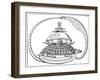 Hindu Concept of the Universe, C1880-null-Framed Giclee Print