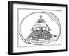 Hindu Concept of the Universe, C1880-null-Framed Giclee Print