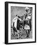 Hindu Cow with Sacred Cow, India, 1936-null-Framed Giclee Print