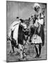 Hindu Cow with Sacred Cow, India, 1936-null-Mounted Giclee Print