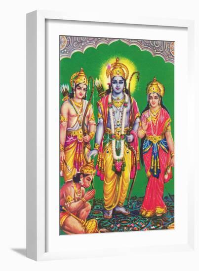 Hindu Deities-null-Framed Art Print