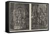 Hindu Deities-null-Framed Stretched Canvas