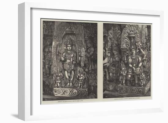 Hindu Deities-null-Framed Giclee Print