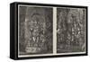 Hindu Deities-null-Framed Stretched Canvas