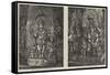 Hindu Deities-null-Framed Stretched Canvas