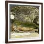 Hindu Devotee on a Bed of Nails Near the Shrine of Kali, Calcutta, India, Early 20th Century-Underwood & Underwood-Framed Giclee Print