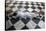 Hindu devotee prostrating at Krishna-Balaram temple, Vrindavan, Uttar Pradesh, India-Godong-Stretched Canvas