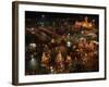 Hindu Devotees Gather to Bathe in River Ganges During the Kumbh Mela Festival in Haridwar, India-null-Framed Photographic Print