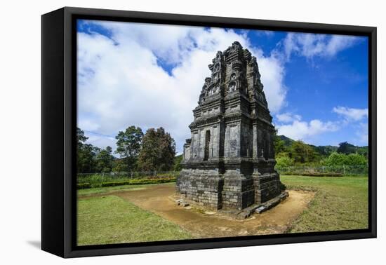 Hindu Dieng Temple Complex, Dieng Plateau, Java, Indonesia, Southeast Asia, Asia-Michael Runkel-Framed Stretched Canvas