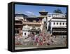 Hindu Festival, Pashupatinath Temple, Kathmandu, Nepal-Ethel Davies-Framed Stretched Canvas