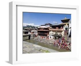 Hindu Festival, Pashupatinath Temple, Kathmandu, Nepal-Ethel Davies-Framed Photographic Print