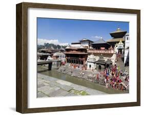 Hindu Festival, Pashupatinath Temple, Kathmandu, Nepal-Ethel Davies-Framed Photographic Print