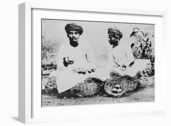 Hindu Fruit Sellers, India, 20th Century-null-Framed Giclee Print