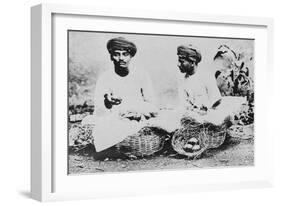 Hindu Fruit Sellers, India, 20th Century-null-Framed Giclee Print