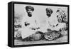 Hindu Fruit Sellers, India, 20th Century-null-Framed Stretched Canvas