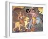 Hindu Goddess Durga Fights Mahishasur-Science Source-Framed Giclee Print