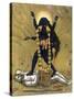 Hindu Goddess Kali Dancing on Siva-null-Stretched Canvas