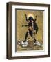 Hindu Goddess Kali Dancing on Siva-null-Framed Giclee Print