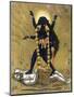 Hindu Goddess Kali Dancing on Siva-null-Mounted Giclee Print