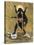 Hindu Goddess Kali Dancing on Siva-null-Stretched Canvas