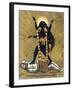 Hindu Goddess Kali Dancing on Siva-null-Framed Giclee Print