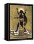 Hindu Goddess Kali Dancing on Siva-null-Framed Stretched Canvas