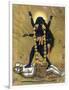 Hindu Goddess Kali Dancing on Siva-null-Framed Giclee Print